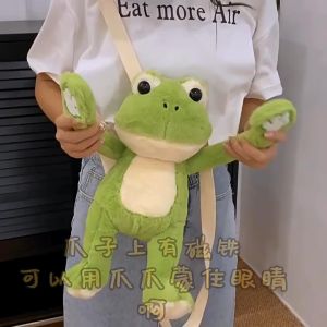 Balo Đi Học Nhiều Hình Thú Nhồi Bông Đáng Yêu Cho Bé Gấu Ôm Nhồi Bông Dễ Thương