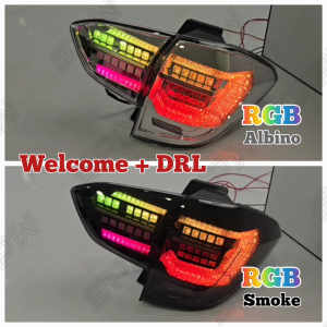 Perodua Myvi G3 (2018-2026) MK8 RGB Rainbow Tail Lamp Tail Light MG3 DRL Dynamic LED Daylight Running Signal Brake Light Lamp VW MK8.5 2018 2019 2020 2021 2022 2023 2024 2025 2026