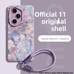 GGUU | Silicone Anti-drop Womens Phone Case with Lanyard