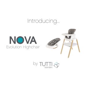 Tutti Bambini Nova Rocker & Highchair เซตเก้าอี้ทานข้าวเด็ก