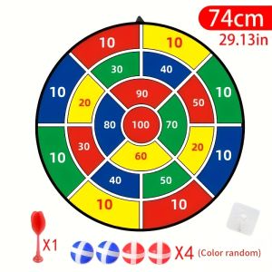 Sticky Ball Dart Target Set (with Darts) Suitable for Indoor/Outdoor Entertainment and Family Gatherings with Three Specificati