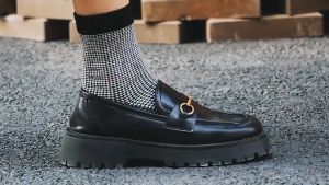 Martini Japanese Style JK Retro Leather Students Loafers Shoes for Women School Black