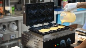 คุณสมบัติของที่สุด: เครื่องทำวาฟเฟิลรูปปลา รุ่น: ZB-Z116🥖พร้อมส่ง🥖