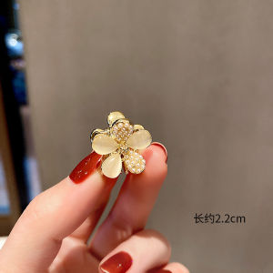 Opal Cherry Hair Clip Jaw Clip South Korea Cute Young Adult Forehead Bangs Clip Top Clip Small Hair Accessories Hair Clip for Broken Hair