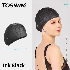 toswim | Ladies Long Hair Waterproof Comfort Swim Cap