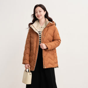 Koradior | Warm Winter Hooded Womens Down Jacket