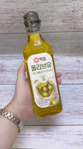 BEKSUL + Chai nhựa 500ml + DẦU Ô LIU NGUYÊN CHẤT HÀN QUỐC Extra Virgin Olive Oil