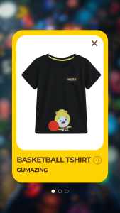 Gumazing Kids Basketball Designed T-shirt