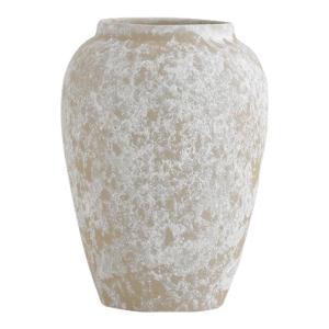 Retro Ceramic Flower Vase Decorative Piece for Living Room Winter Evergreen Floral Arrangement Minimalist Luxury Sense
