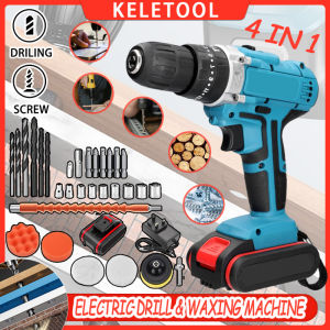 Wireless drill electric screwdriver mini wireless power screwdriver DC lithium-ion battery dual speed electric tool