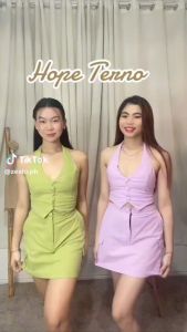 ZEALO Hope Button Up Backless Top and Cargo Skirt Terno Coordinates Set | Material: Linen | Free Size: XS Small Medium | Color: Red Black Beige Taupe Olive Sage White Pink Green Avocado Dusty Blue Orange Peach Emerald Yellow Lavender Mocha Caramel Army