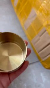 Chén - Bát đựng sốt rót nước chấm Inox 304 mạ vàng và bạc sang trọng tinh tế có tay cầm có 3 size chọn lựa