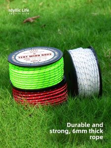 YIDIANCHUIYAN | Reflective Adjustable Wind Ropes 30m 6mm