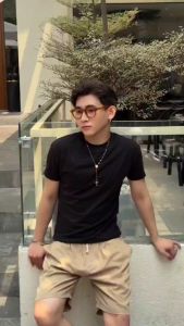 (Combo 2 Quần Short Kaki) BLACK OF EXIT chữ Signature Bản Nâng Cấp đường may