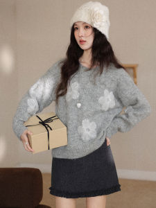 Áo Sweater Cổ Tròn Tay Dài Phong Cách Thường Ngày