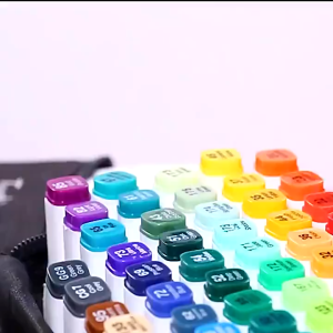 12-128 สีมาร์คปากกาเมจิกปากกาวาดภาพ 2 หัวชุดสีมาร์คปากกาสำหรับการวาดภาพ ปากกามาร์คสองหัว penจัดส่งตลอด 24 ชั่วโมงmarker pen