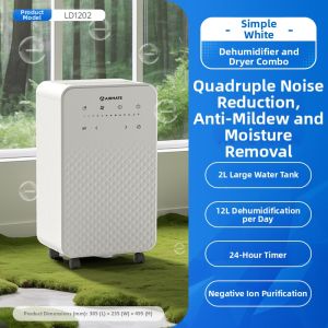 AIRMATE | Negative Ion Noise Reduction Dehumidifier for Home Use