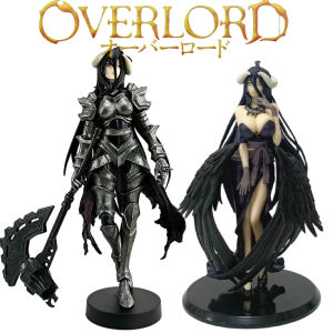 Bandai | 23CM Anime OVERLORD King of the Undead Albedo Armor Design Model Figure Collection Series Doll Toys Fans Birthday Gifts