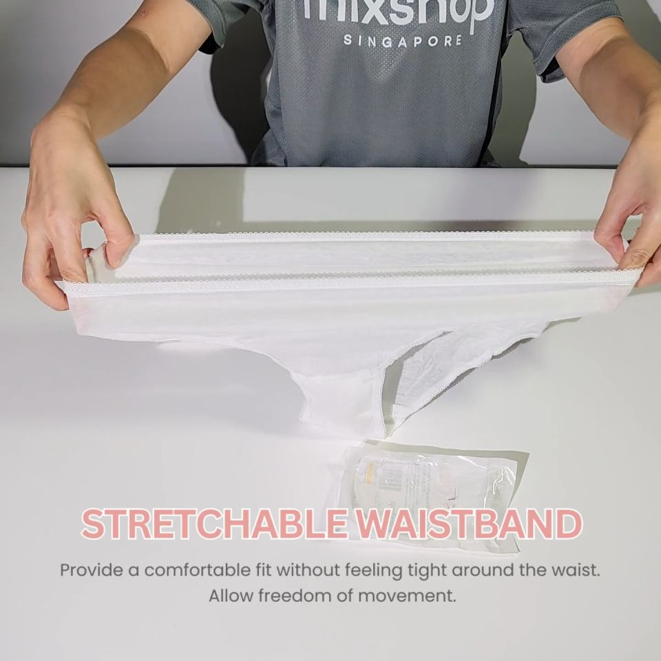 mixshop Pure Cotton Disposable Panties  Ladys underware  Women Underware  [EO+ Sterilization]