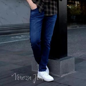 celana jeans panjang pria distro denim stretch size 27-38