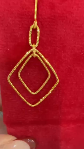 Poh Heng Jewellery 22K Dangling Earrings in Yellow Gold[Price By Weight]