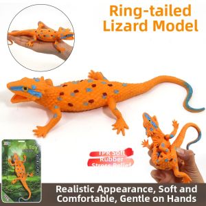 Stress Relief Silicone Lizard Toy