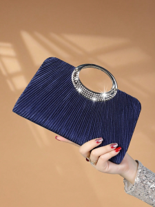 Womens Sparkling Glitter Crystal Evening Bag Handbag And Crossbody Bag With Simple And Elegant Design Suitable For Wedding