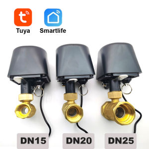 Tuya Zigbee or Wifi Water Valve Shutoff Ball Valve Timer Garden Smart Faucet Controller SmartLife Support Alexa Google Assistant
