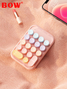 B.O.W | BOW Wireless Bluetooth Digital Keypad Mouse External Notebook Computer Financial Accounting USB Small Key Mouse Three Modes