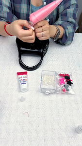 Fun Creative Handmade Jelly Cross-Body Bag for Kids Made with Cream Glue Ideal for Girls Handbag Gift