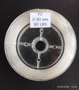 senar leder flurocarbon 100%.tipe senar hard/kaku tidak mudah keriting. panjang senar 50meter