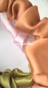 Bando Satin Kecil Polos bandana besar wanita bando korea ikat rambut hiasan rambut