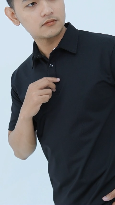 BROGUY Kaos Polo Shirt Pria Luxey Elastane Knit Stretch Lazada