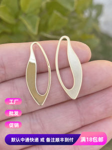 ต่างหูชุบทอง 14K 18K ทองแดงชุบทองแท้ ตัวลากวิ่ง DIY อุปกรณ์ตกแต่งผม Hanfu ชุบไฟฟ้า รักษาสีได้ตลอดไป
