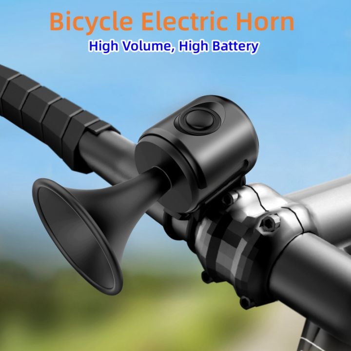 Powvine Electric Bike Horn 130db Loud Bicycle Horn,Bicycle