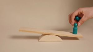 Mainan wooden tree balance menyeimbangkan pohon kayu edukasi anak
