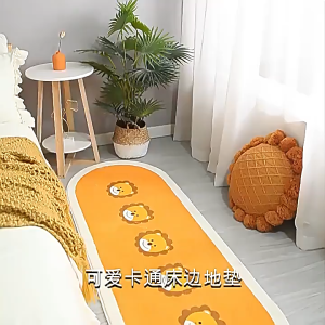 40*60cm Absorbent Floor Mat Bathroom Anti Slip Flower Mat Home Decoration Quick-Drying Fluffy Rugs