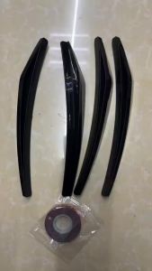 4 Chiếc Chắn Bùn Xe Hơi Màu Đen Bóng Đa Năng Trang Trí Chống Bùn Chống Nước Dành Cho Lexus Audi BMW Golf Benz