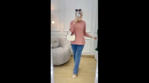 Baju Atasan Cewek Kekinian Lubis Blus Bahan Knit M L XL XXL 3XL Blouse Wanita Korean Style Terbaru Ootd Hijab Remaja Viral Outfit Casual Santai Warna Denim Putih Hitam Dusty Jumbo