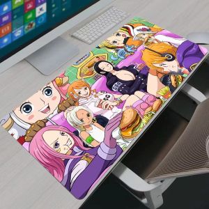 Bandai | Gaming Mouse Pad Computer Mousepad Desk Mat PC Anime One Piece Nico Robin Carpet Keyboard Gamer Accessories Table Mouse Pads