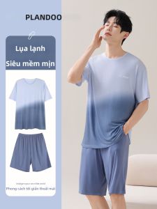PLANDOO | Bộ Đồ Ngủ Mùa Hè Cỡ Lớn Tay Ngắn Mát Như Lụa