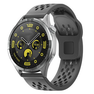 18/20/22mm Soft Silicone Starp For Huawei Watch GT 5 Pro 46mm 42mm Breathable Sports WristBelt For Huawei GT5 GT4 46mm 41mm Band