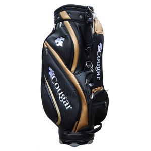 OUGAR | Mens Standard Golf Bag Portable PU Material