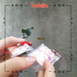 Móc Khóa Yushou May Mắn - Hoa Mai (Kiểu Omamori) Có sẵn