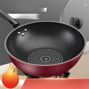 Besee | Chảo Chiên Chống Dính Đáy Phẳng Sử Dụng Được Trên Bếp Từ và Bếp Gas Nấu Ăn Không Dầu Dụng Cụ Nhà Bếp
