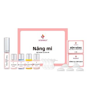 ICONSIGN Bộ Nâng Mi Dành Cho Lông Mi Bộ Uốn Sóng Lông Mày Bán Vĩnh Viễn Bộ Uốn Sóng Lâu Dài 6-8 Tuần Điều Trị Uốn Cong