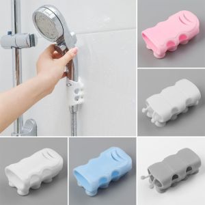 ROLL Reusable Bathroom Accessories: Suction Cup Adjustable Wall Rack & Shower Bracket