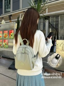 กระเป๋าเป้สะพายหลังผู้หญิงแบบลำลองอเนกประสงค์ 3 วิธี ป้องกันน้ำ กระเป๋าเดินทางและไปทำงานแบบอเนกประสงค์ กระเป๋าสะพายไหล่แบบลำลอง