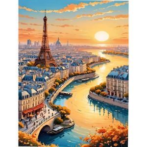 500/1000/1200/2000PCS Jigsaw Puzzle Paris Scenic Cityscape Art For Adults Great Weekend Relaxation And Family Fun