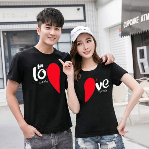 Cotton Short Sleeve Couples Shirts